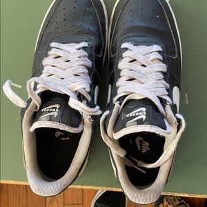 Nike Air Force One double swoosh athletic shoes